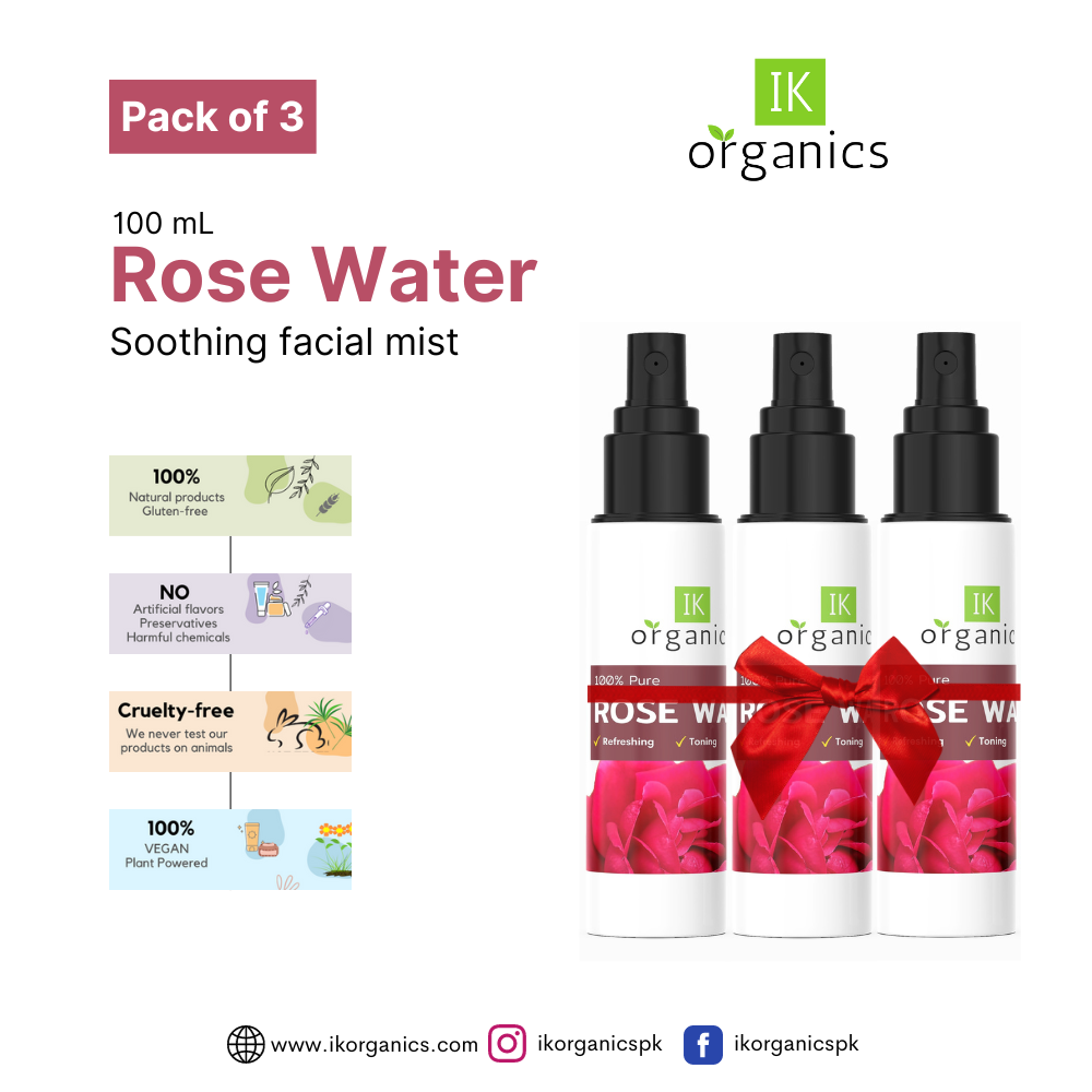 Rose Water Spray Pack of 3
