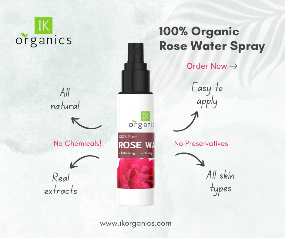 Organic Rose Water Spray