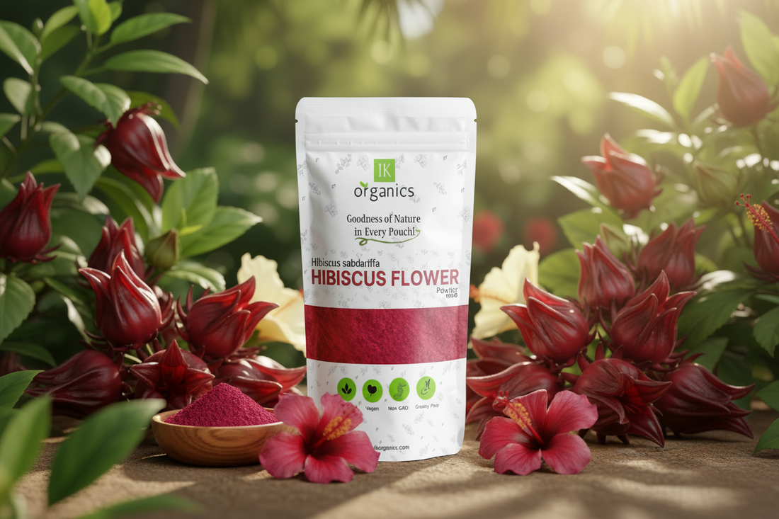 Hibiscus Flower Powder (Gul Garhal): Benefits for Hair, Skin, Heart & More