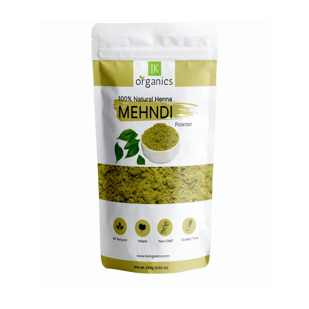 Mehandi Power Original Mehndi Powder (Henna) for Natural Hair Shine and Strength – IK ...
