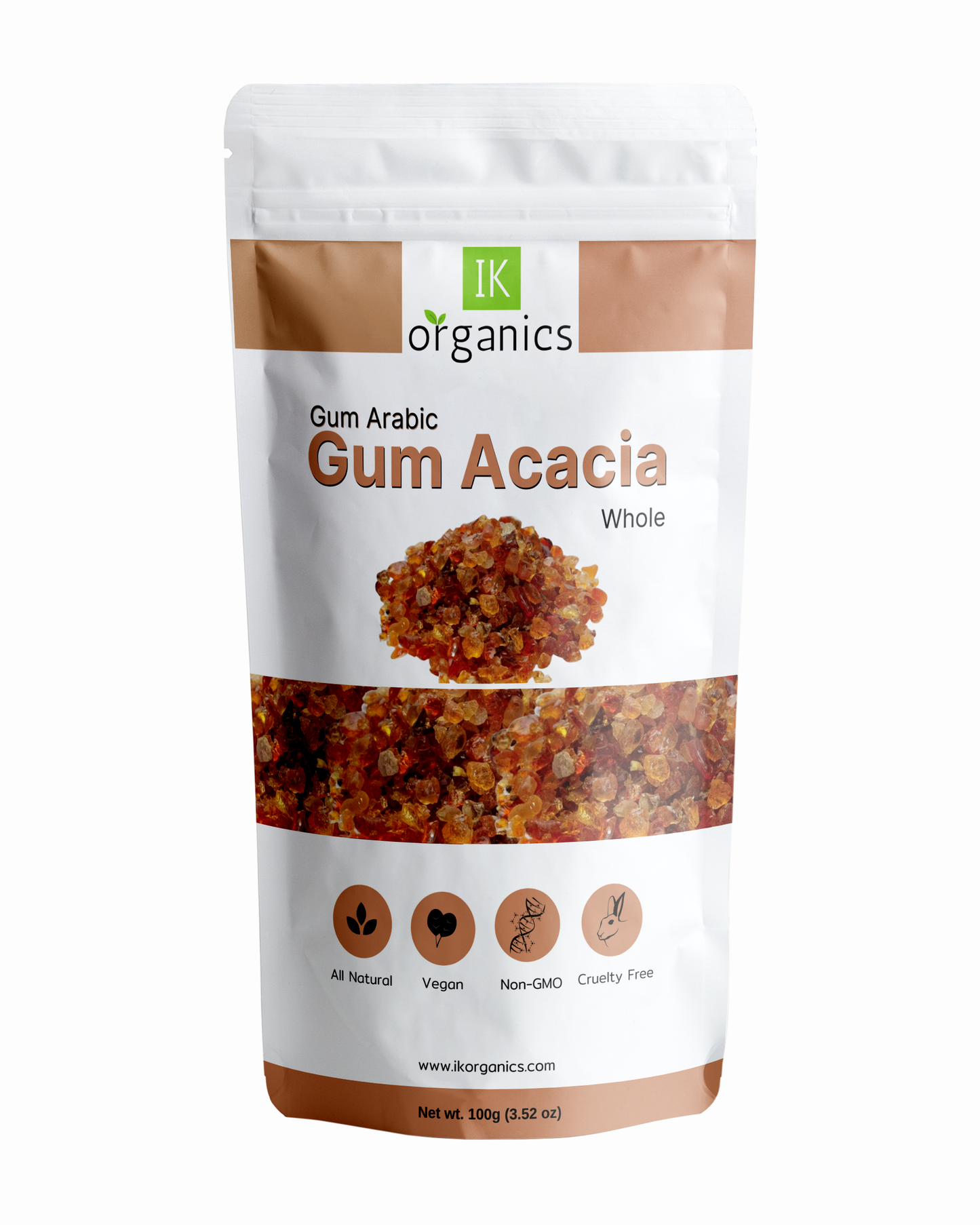 Organic Acacia Gum Powder & Whole