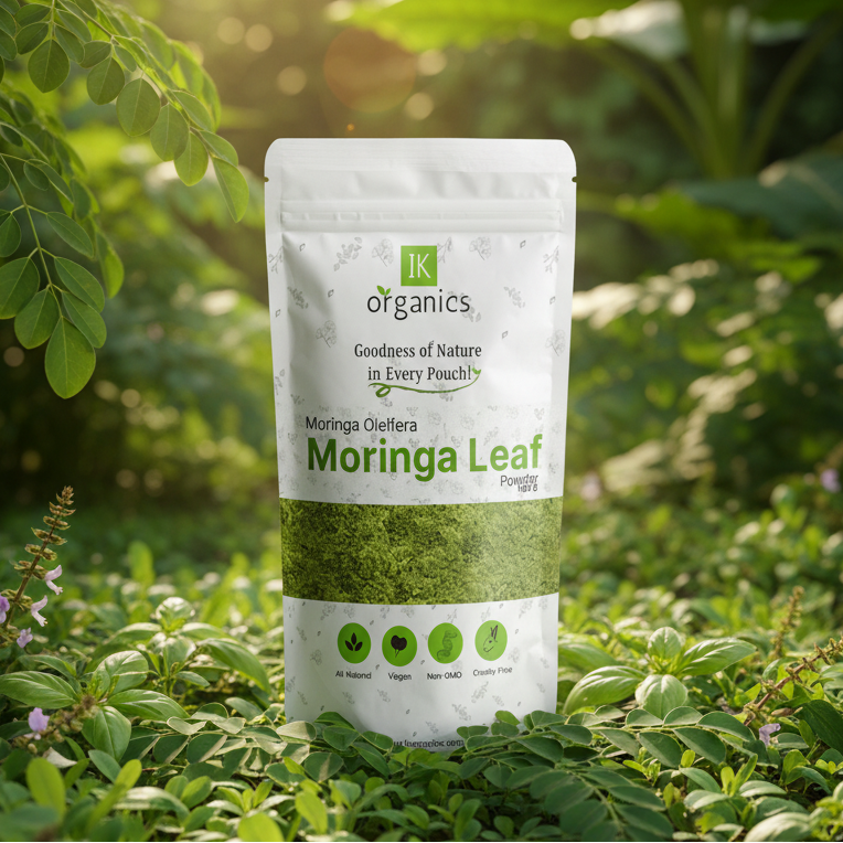 Moringa leaf powder by IK Organics 