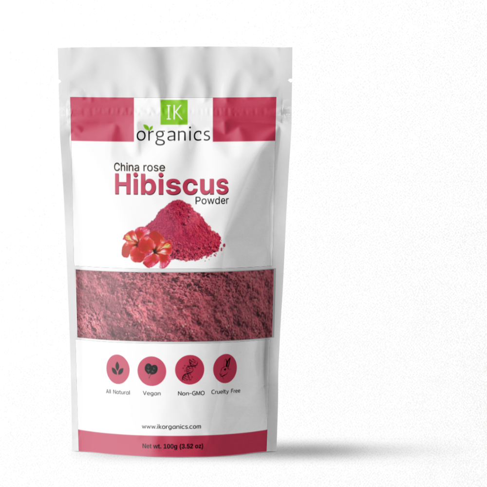 Organic Hibiscus Flower Powder in Pakistan – IK Organics